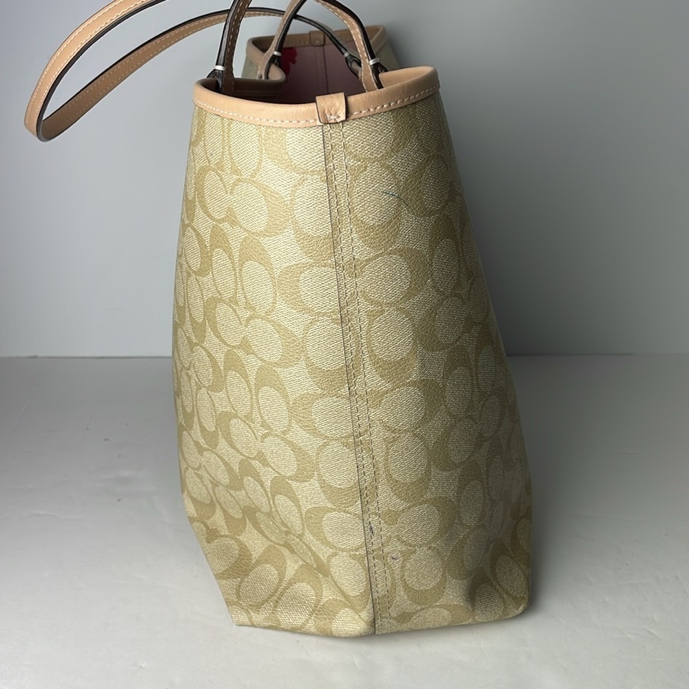 Coach City Tote Monogram Large Reversible Bag - Picture 4 of 11